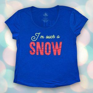 Disney Women’s Double Sided Snow White Tee Shirt Top Size L